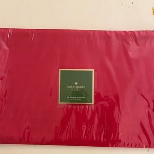 Kate Spade New Red Placements (4)